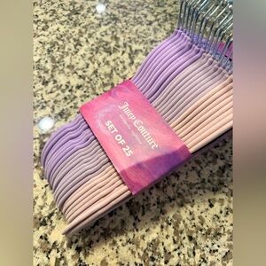 Juicy Couture Pink Velvet Hangers Set